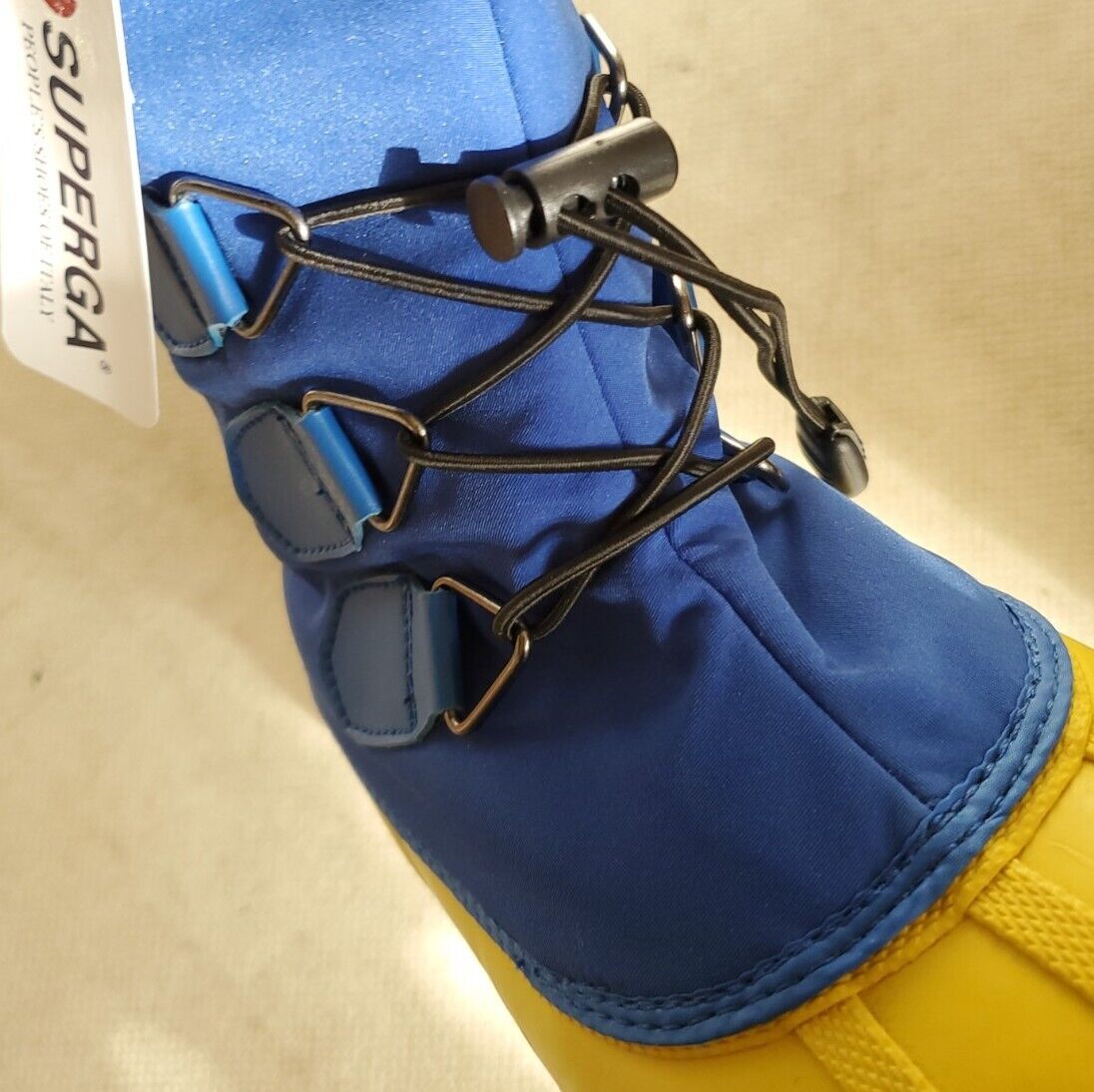 SUPERGA ALPINA BOOTS Royal Yellow Womens Uk 5 Eu 38 Waterproof Rrp £160