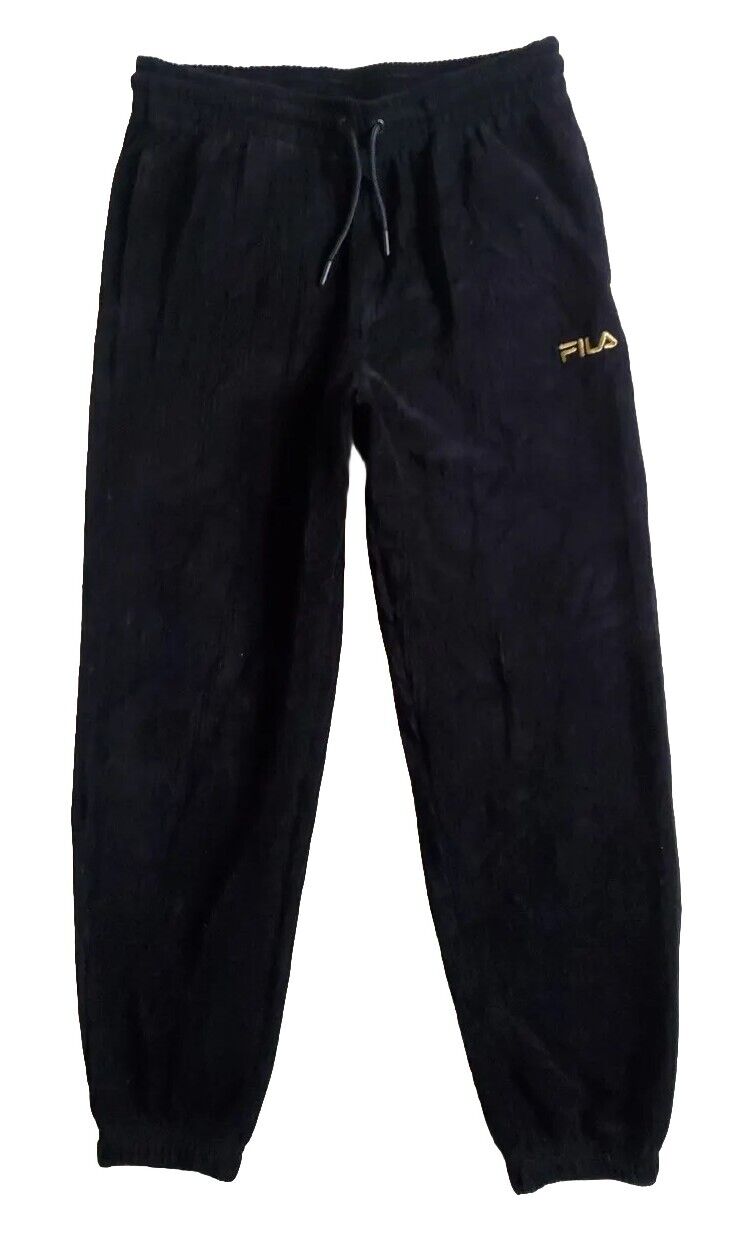 Fila velour joggers best sale