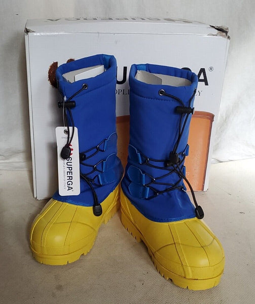 SUPERGA ALPINA BOOTS Royal Yellow Womens Uk 5 Eu 38 Waterproof Rrp £160