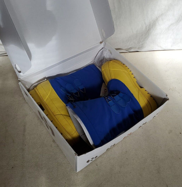 SUPERGA ALPINA BOOTS Royal Yellow Womens Uk 5 Eu 38 Waterproof Rrp £160