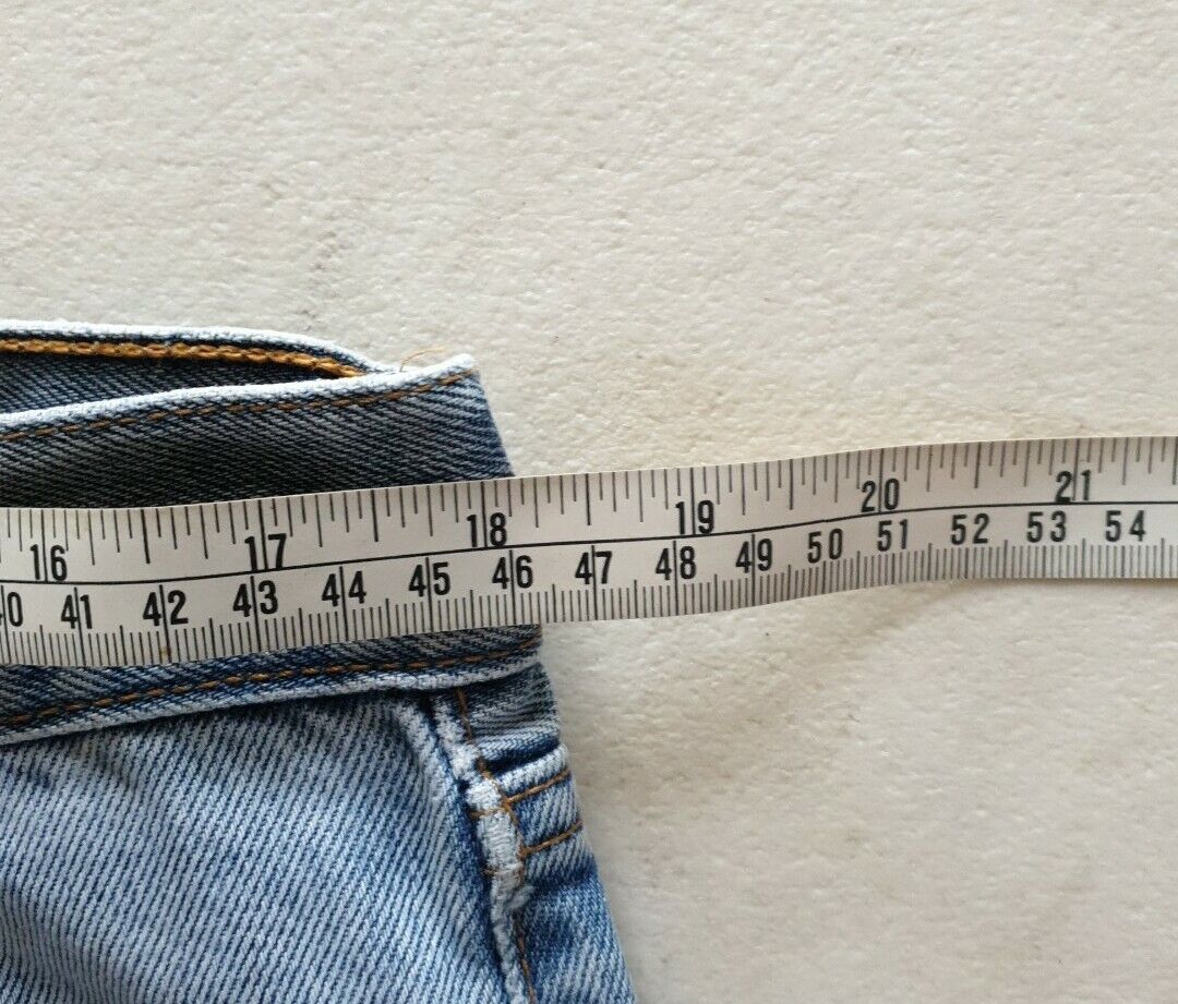 LEVIS 521 Jeans Mens W 36 L 31 Vinyage Blue Denim Red Tab Regular Fit No 165