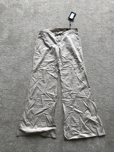 GAS TROUSERS JEANS BOOTLEG FIT Womens 30 W 36 L White £52