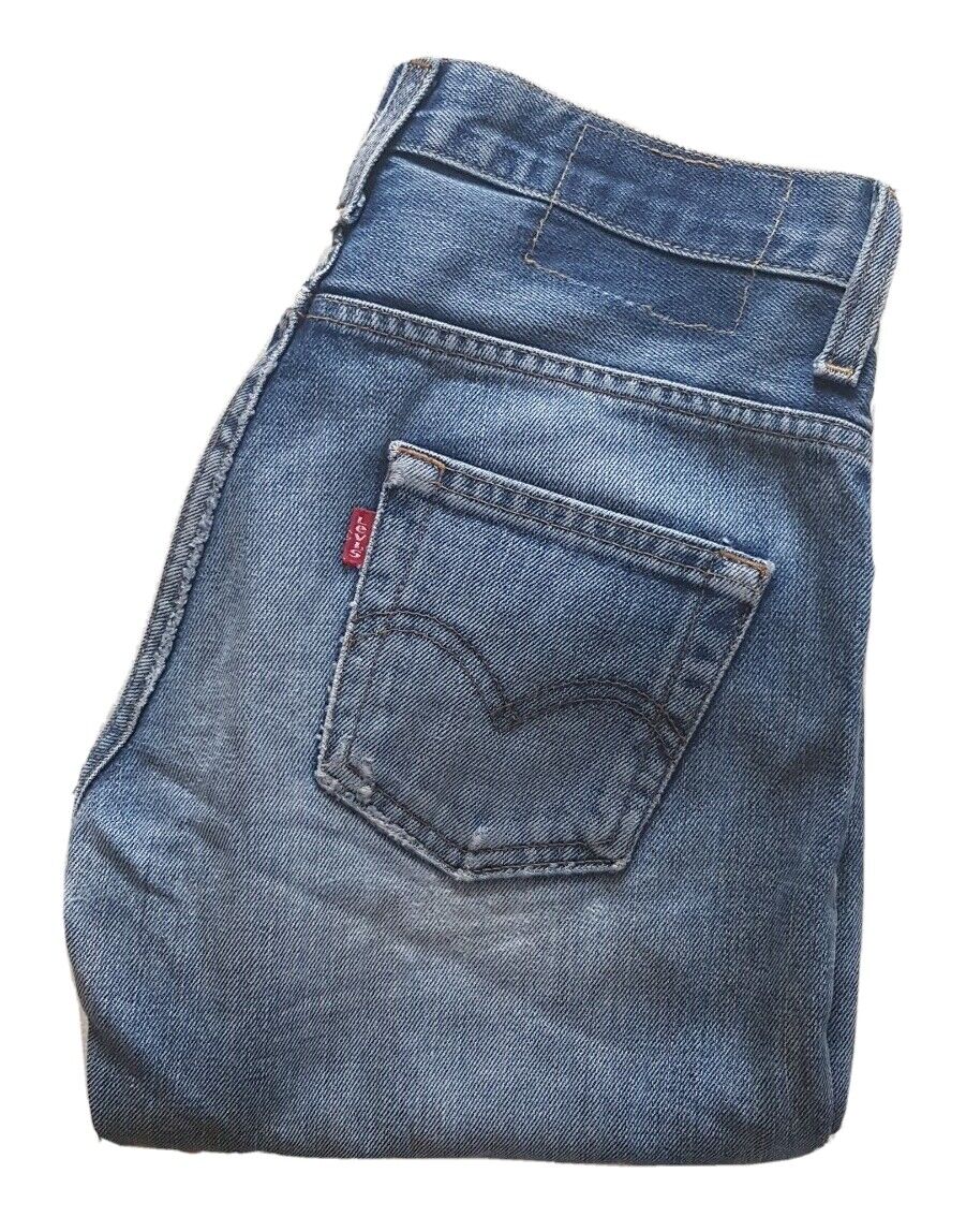Womens LEVIS 511 JEANS W 28 L 31 Classic Fit Blue Denim No. 191