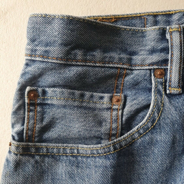LEVIS 550 Jeans Mens W 38 L 29 Classic Fit Blue Denim No 60