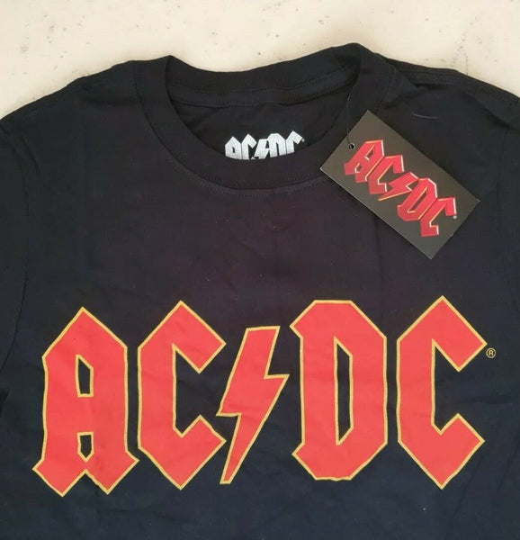 ACDC T Sshirt Mens S Rock Band Oficial Merchandise Black New With Tags