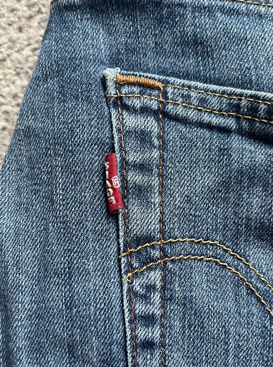 LEVIS 751  JEANS Mens W 32  L 32 vintage blue denim red tab regular fit A62