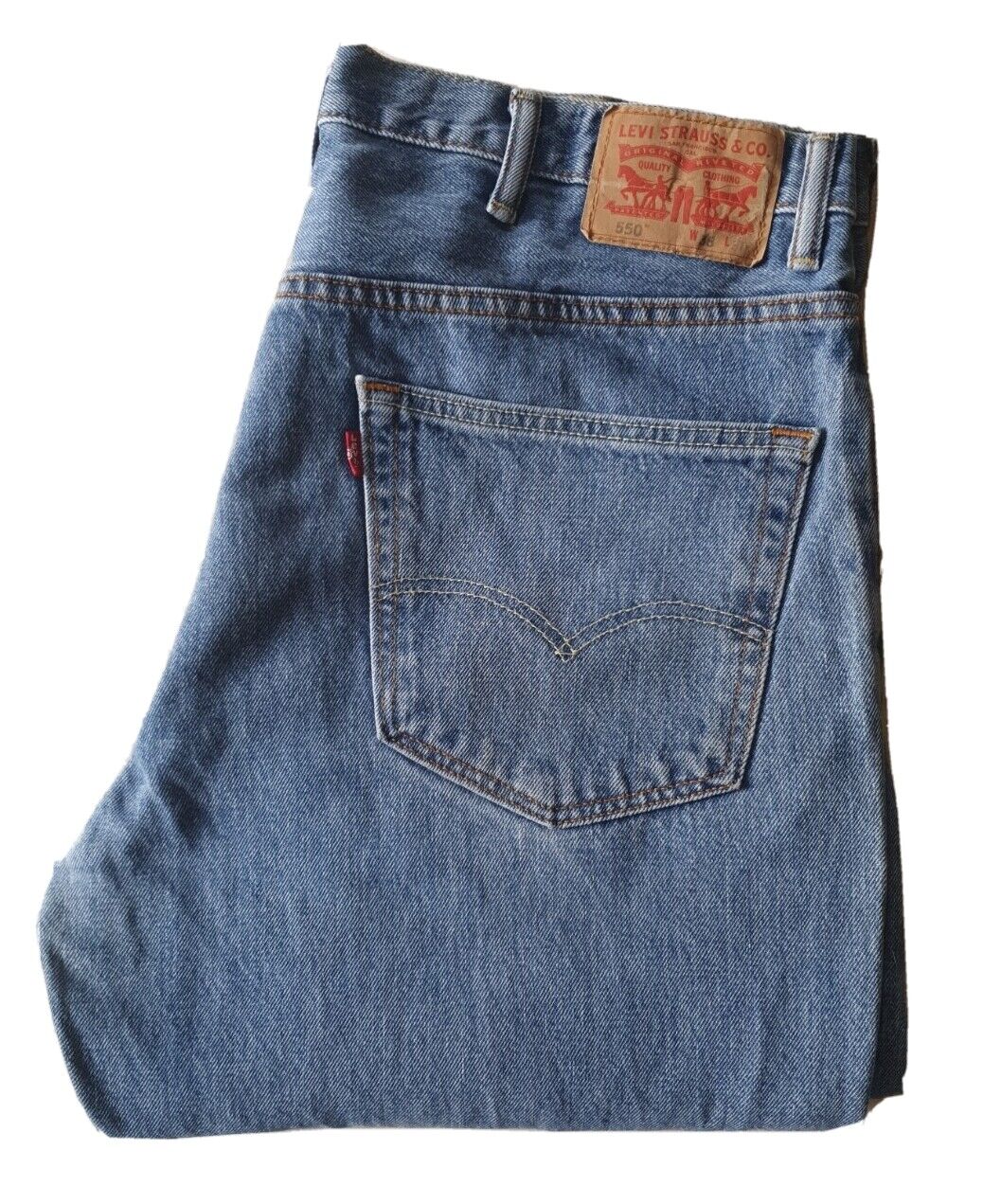 LEVIS 550 Jeans Mens W 38 L 29 Classic Fit Blue Denim No 60