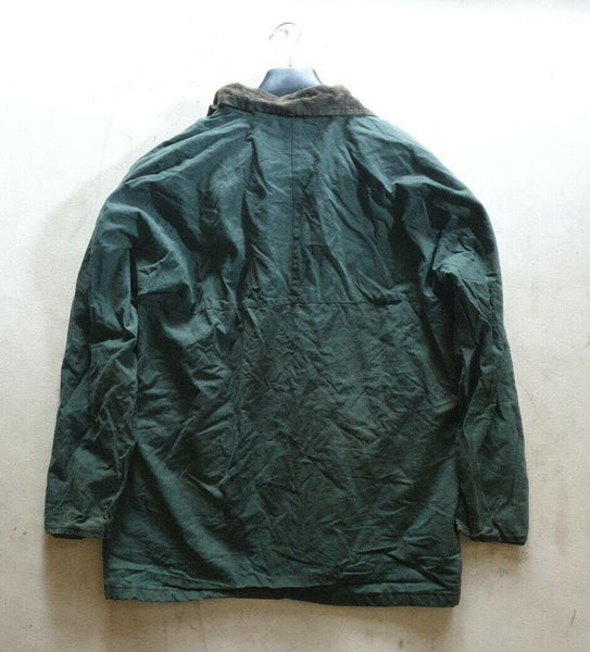 ROYAL PADDOCK Wax Jacket Coat Mens M Green Waxed Cotton Vintage Made In UK (72)