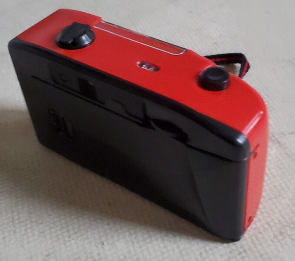 Vintage Camera 1980's Japan Rokinon  SK-102 35mm Red - Display or Prop Only