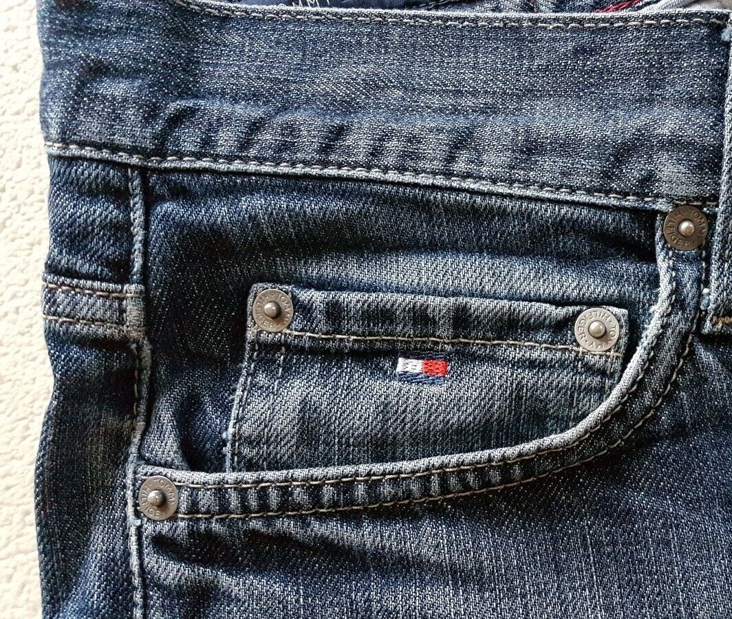 TOMMY HILFIGER JEANS Mens W 31 L 34 Classic Fit Blue Denim No. 23