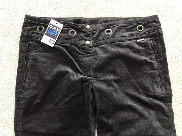 GAS 3/4 JEANS BLACK Size 29 Waist 20 Leg MADE IN ITALY