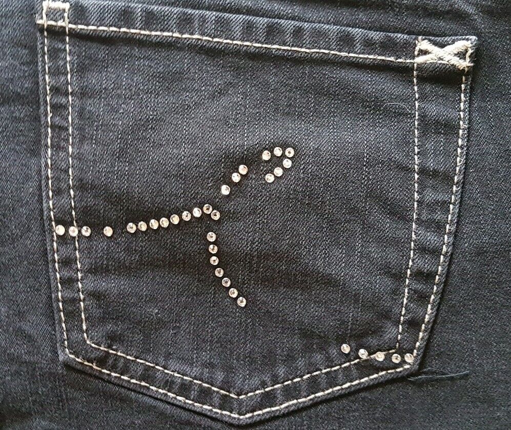 Womens TOMMY HILFIGER JEANS W 29 L 34 Slim Fit Black No. 59