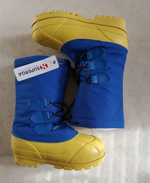 SUPERGA ALPINA BOOTS Royal Yellow Womens Uk 5 Eu 38 Waterproof Rrp £160