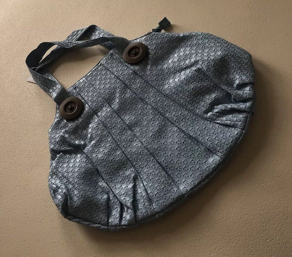 Ladies Hand Bag Blue Leather-Look By BLUE LABEL Rrp £25