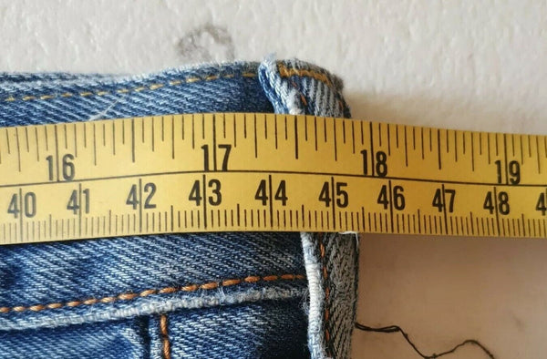 LEVIS 751 JEANS Mens W 34 L 34 Classic Fit Blue Denim Red Tab No 85