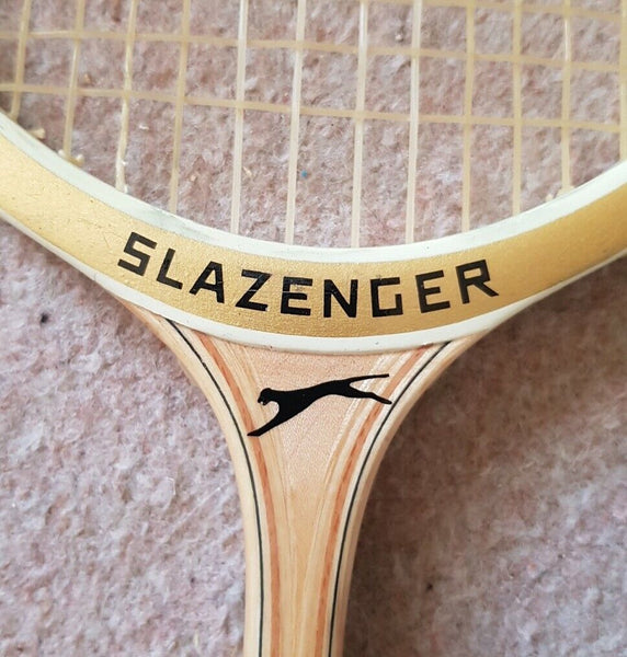 Vintage Squash Racket Slazenger Challenge Championship Wooden Frame England