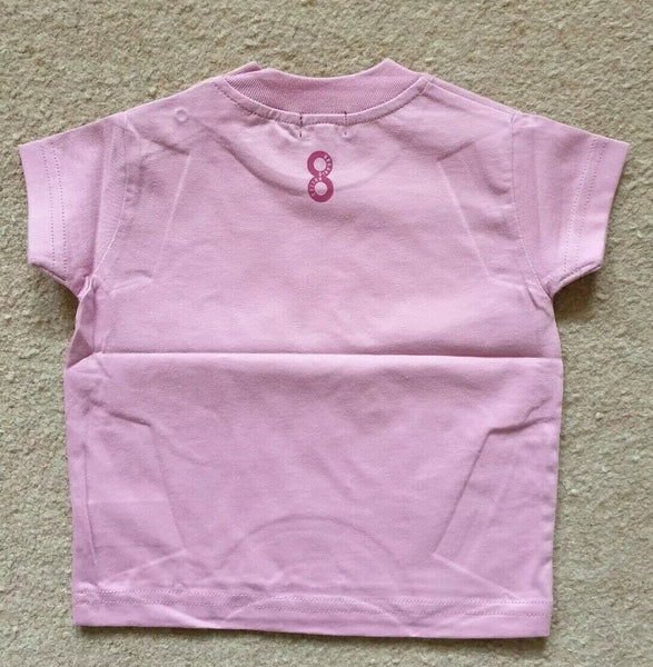 PAUL SMITH TSHIRT Baby Girl Pink 6 Months Cotton New With Tags